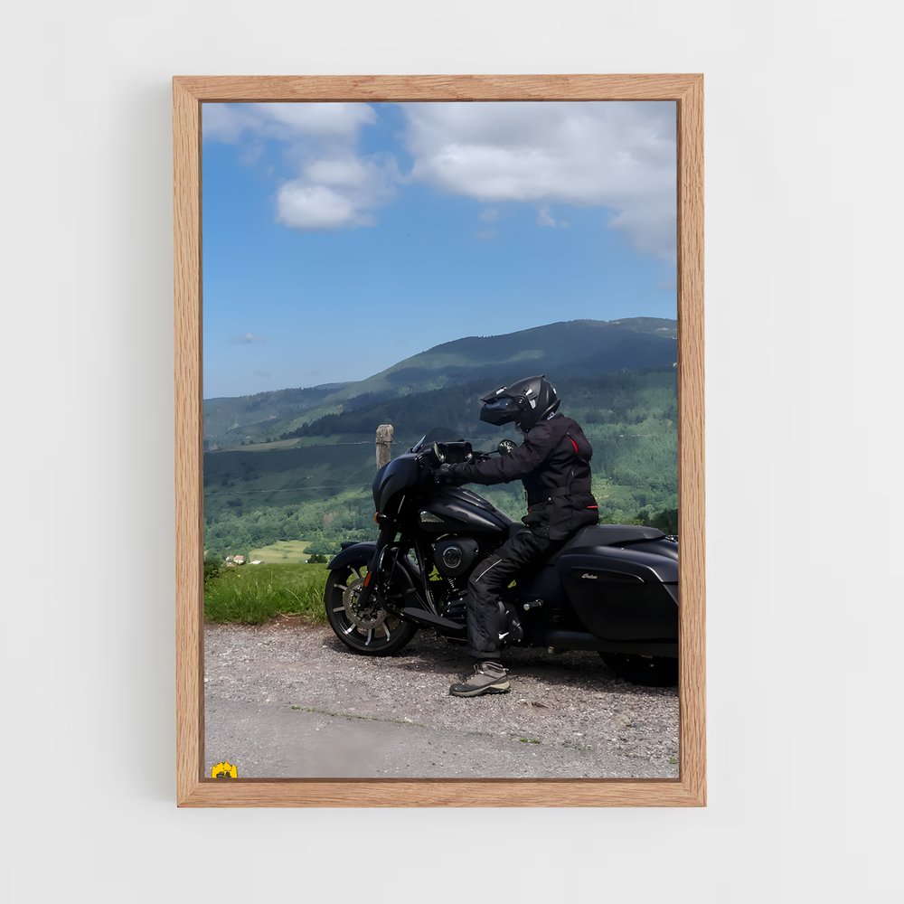 Poster L'Esprit du Chevalier – affiche Indian Motorcycle (vue 4)